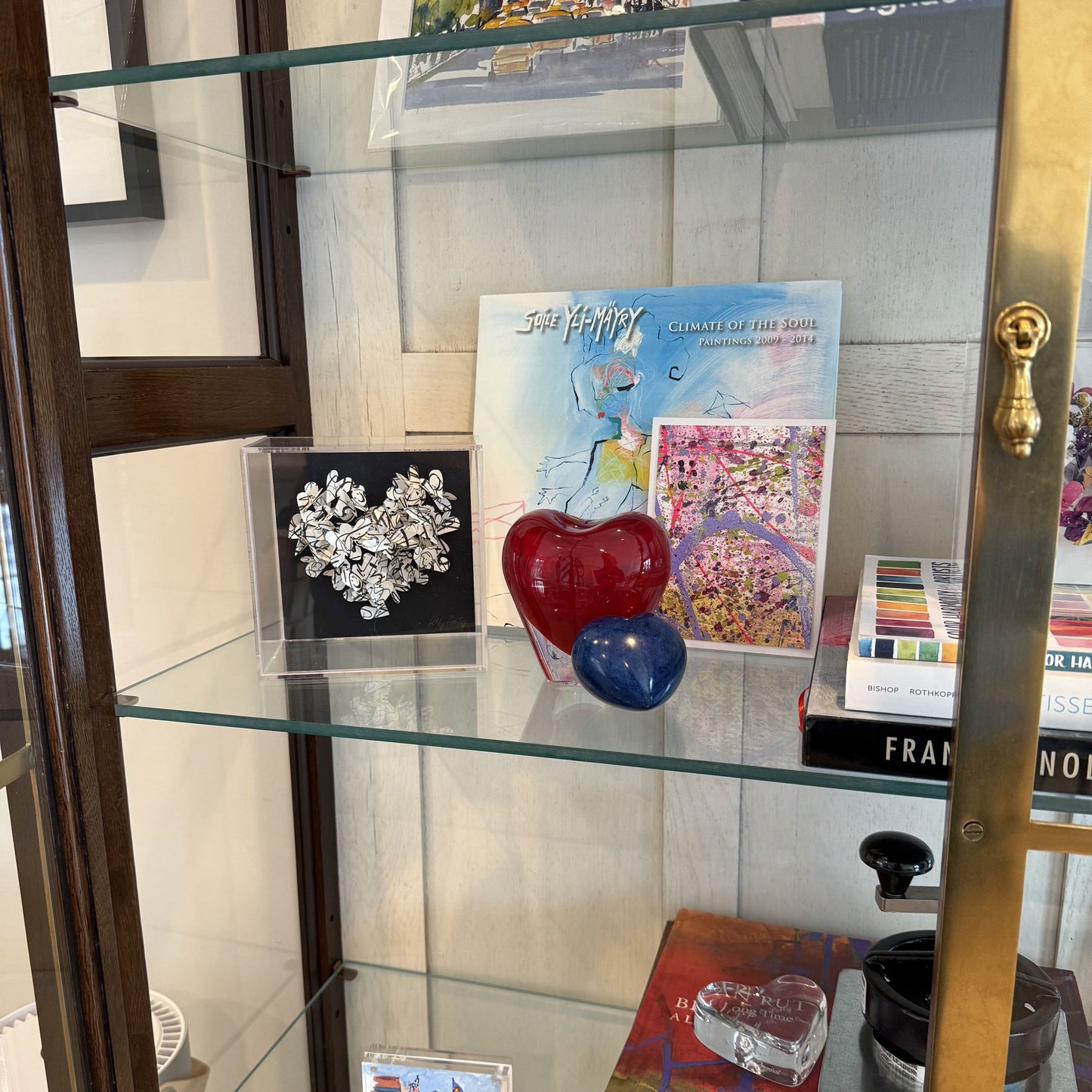 Marvelous Monochrome - Pinned Heart Shadow Box