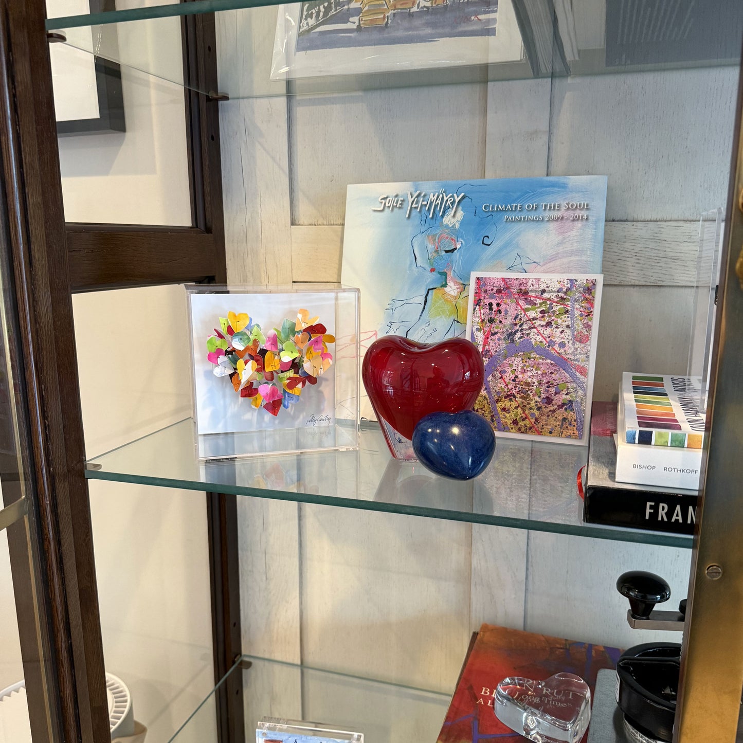 Love & Light Spectrum - Pinned Heart Shadow Box