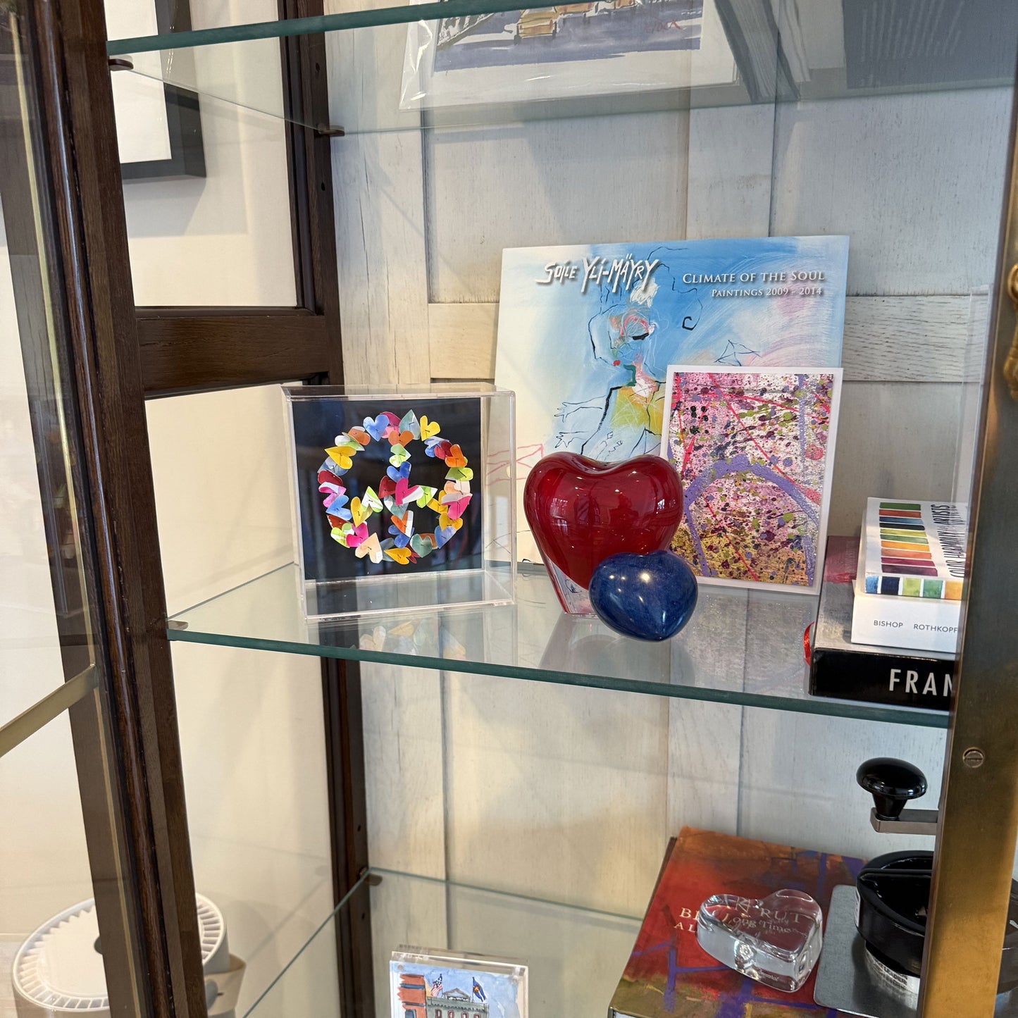 Peaceful Vibes - Pinned Heart Shadow Box