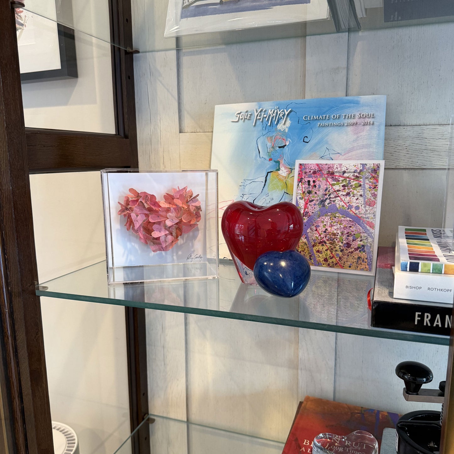 Pink Harmony - Pinned Heart Shadow Box