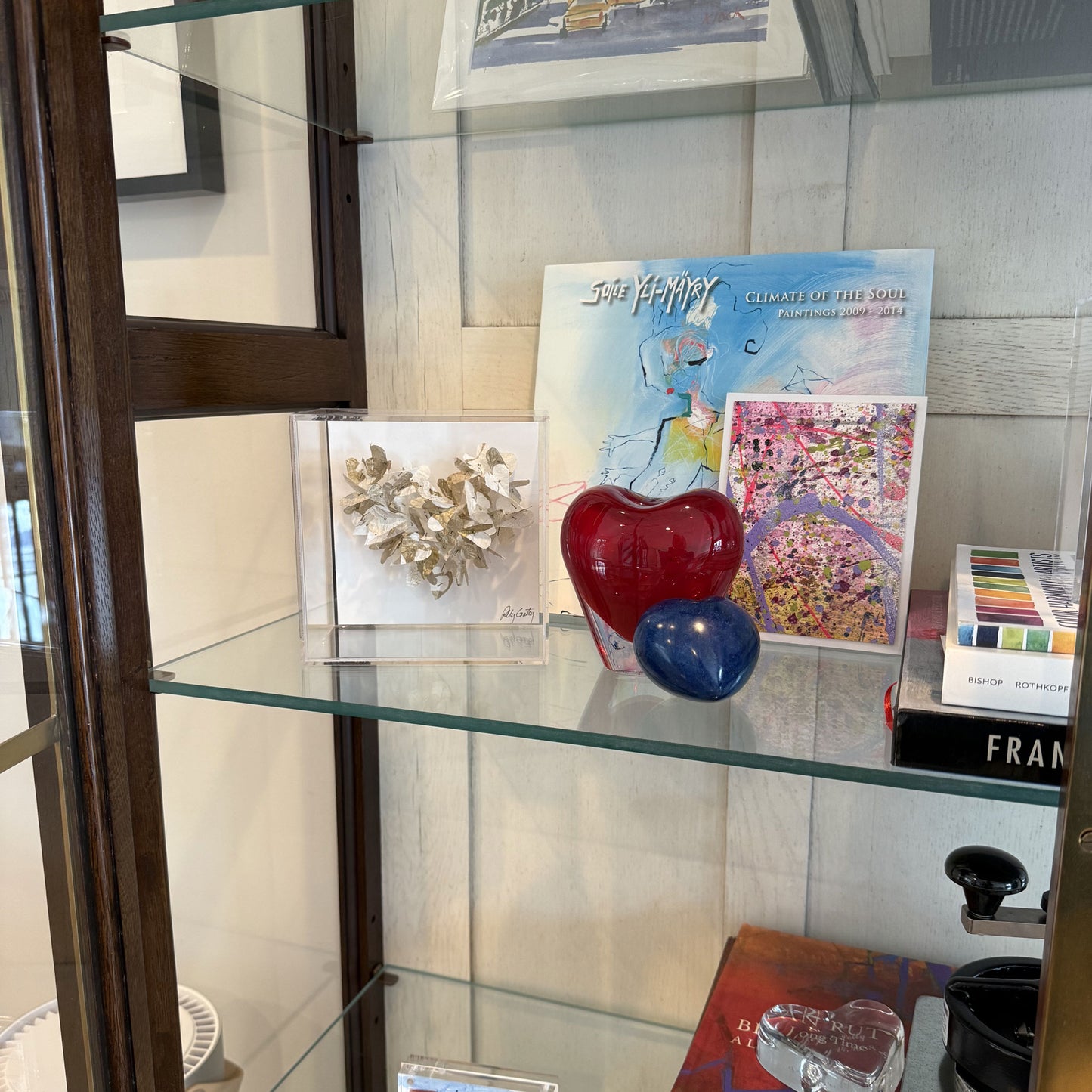 Golden Glow - Pinned Heart Shadow Box