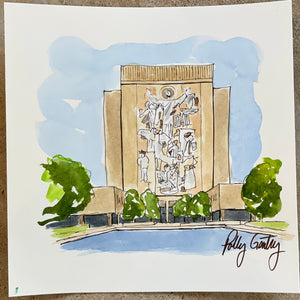 Hesburgh Library "Touchdown Jesus" - Notre Dame