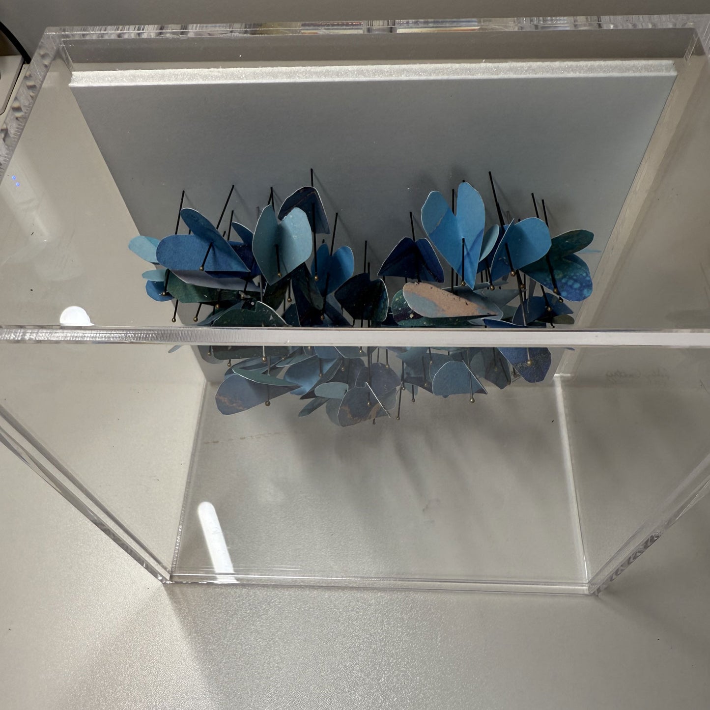 Deep Ocean Dream - Pinned Heart Shadow Box